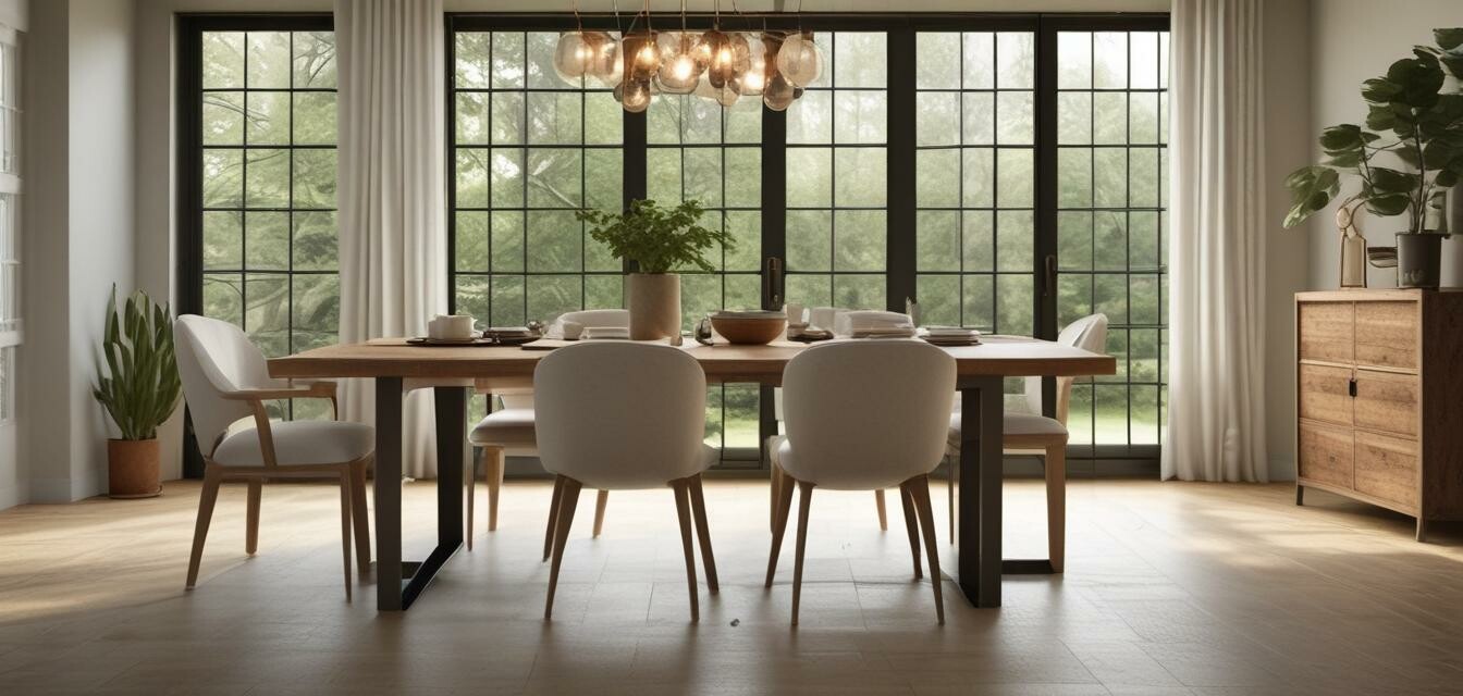 Dining room eco-friendly set