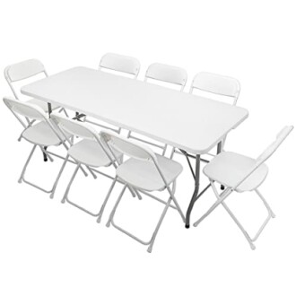 VINGLI 6 FT Plastic Folding Table